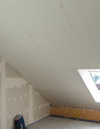 Trockenbau Verkleidung Dachschräge5