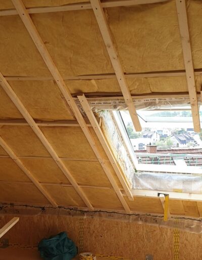 Trockenbau Verkleidung Dachschräge2